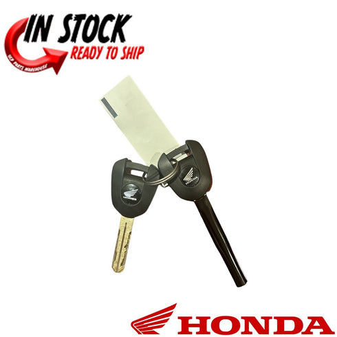 HONDA IGNTION SWITCH LOCK SET 2 KEYS FUEL CAP 2016-2024 CB500F/FA CBR500R OEM